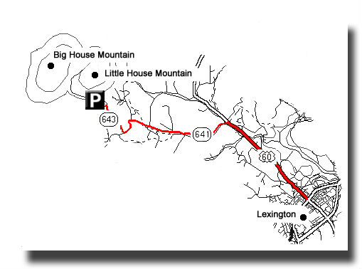 house mountain map